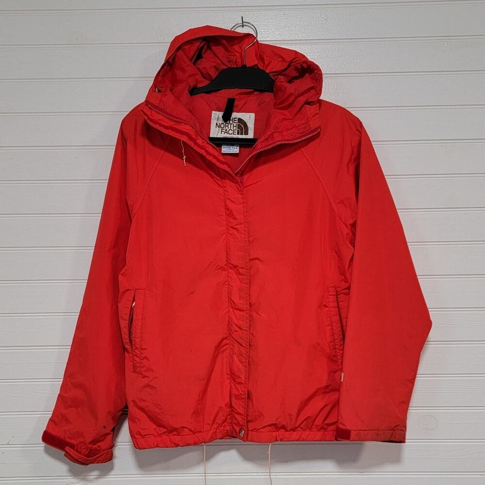 The North Face VTG 80s Womens Size Medium GORE-TEX Nylon Jacket Red Made in USA